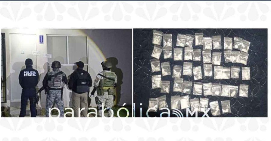 Catea FGE un inmueble identificado como punto de distribuci&oacute;n de droga en Cuautlancingo