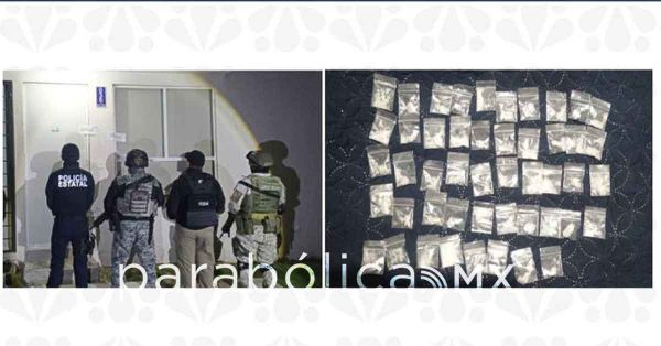 Catea FGE un inmueble identificado como punto de distribuci&oacute;n de droga en Cuautlancingo