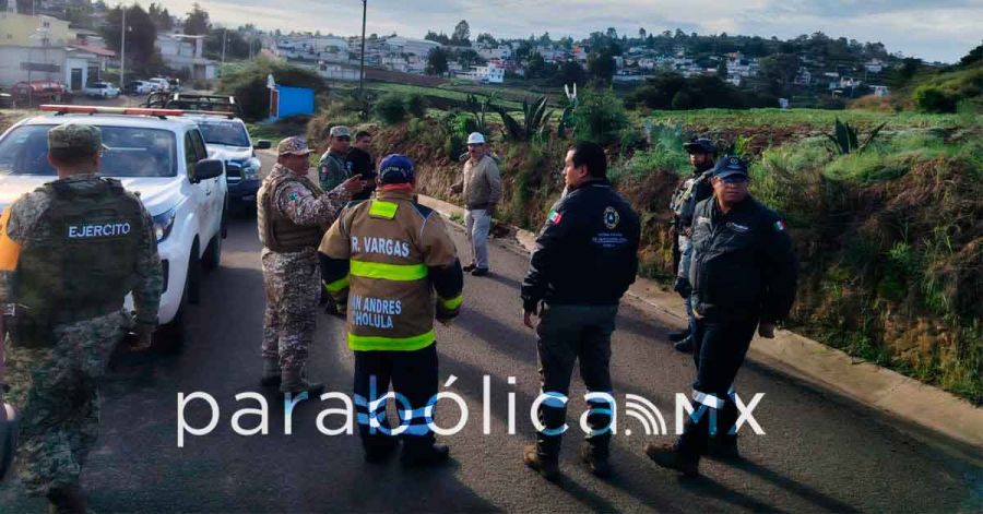 Mantienen autoridades estatales y federales quema controlada en Temaxcalac
