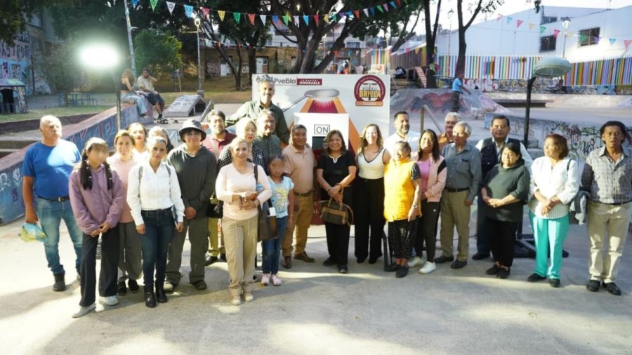 Logran cobertura total de luminarias LED en Xonaca, con Puebla Brilla