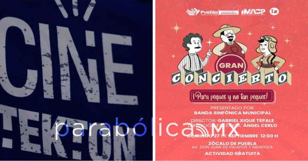 Ofrece IMACP para este fin de semana m&uacute;sica, cine y teatro