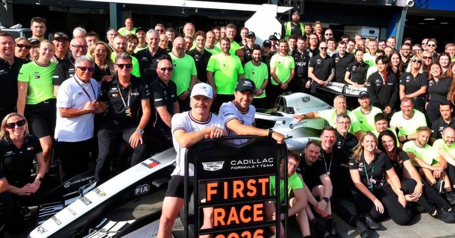 Checo P&eacute;rez pilar de Cadillac en F-1