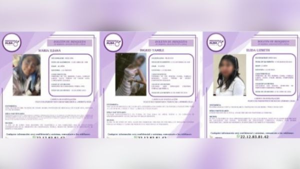 Mediante Protocolo Alba, localizan con vida a 3 desaparecidas