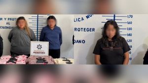 Atrapan polic&iacute;as de San Pedro a tres mujeres por robo a comercio