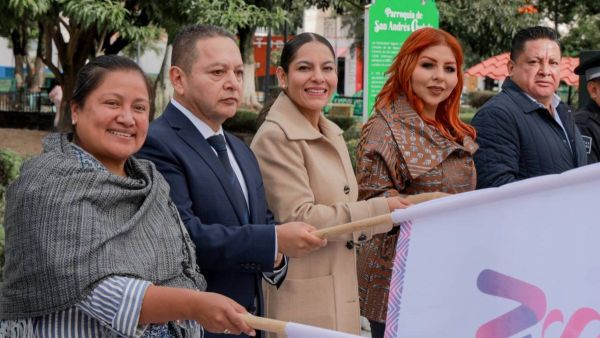 Refuerza alcaldesa Lupita Cuautle seguridad de San Andr&eacute;s Cholula