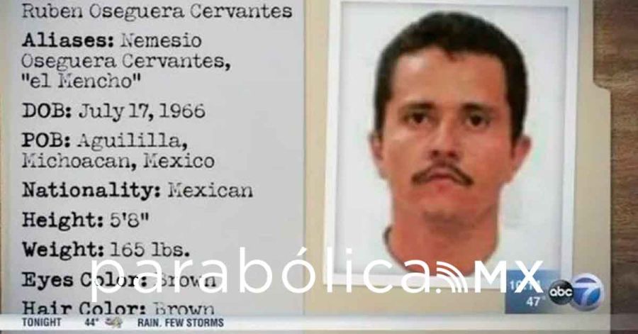 Confirma Harfuch que el hijastro de &ldquo;El Mencho&rdquo; es uno de los nuevos l&iacute;deres del CJNG