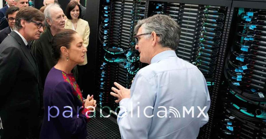 Visita Sheinbaum el Centro Nacional de Supercomputaci&oacute;n de Barcelona