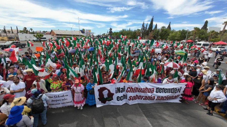 Marchan 20 mil morenistas en Chihuahua vs gobierno estatal