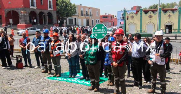 Se suman m&aacute;s de un mill&oacute;n y medio de poblanas y poblanos al Simulacro Nacional 2026: PC