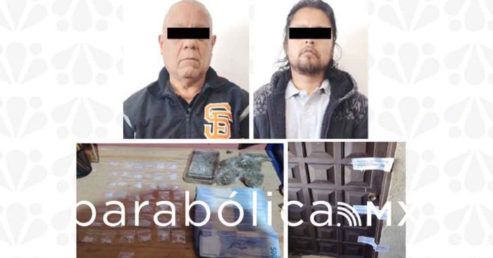 Desmantela FGE punto de venta de droga en San Pedro Cholula