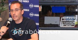 Rechaza PAN Puebla un posible aumento al pasaje