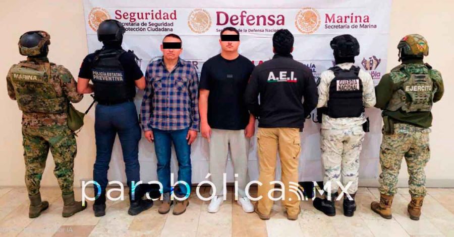 Caen en Tlalancaleca dos presuntos integrantes del &ldquo;CJNG&rdquo;; destacan trabajo coordinado