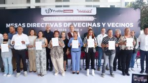 Rinden protesta 87 mesas directivas de colonias de la capital