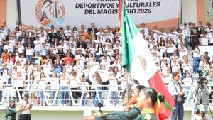 Inauguran en Puebla Encuentros Deportivos y Culturales del Magisterio 2026