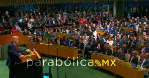 Presume Trump ante la ONU injerencia en el hemisferio occidental