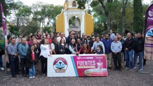 Entrega Comuna mantenimiento de fuente en Parque de Santiago