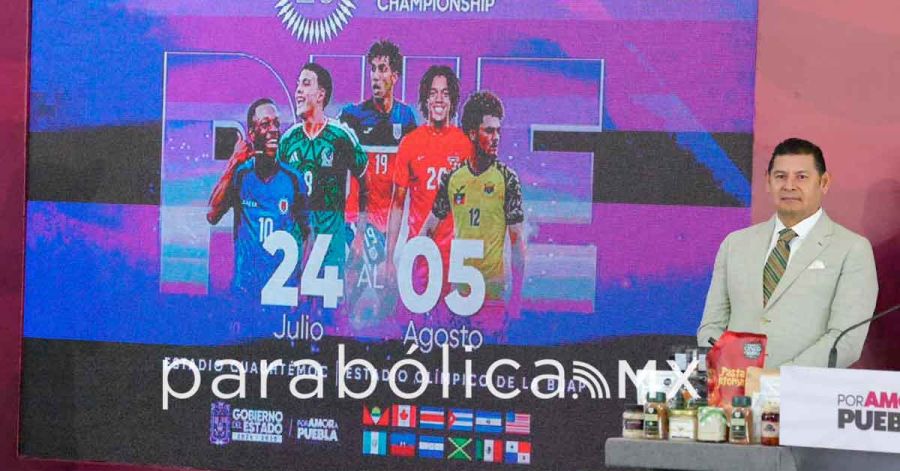 Ser&aacute; Puebla sede del campeonato Sub 20 de Concacaf 2026: Armenta