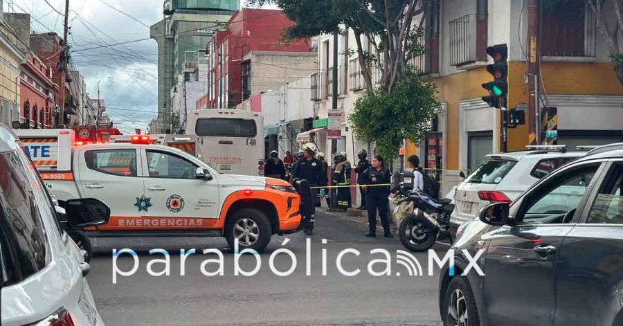 Muere mujer tras ser atropellada en el Centro Hist&oacute;rico de Puebla