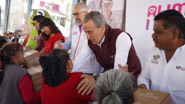 Entrega Chedraui 12 mil despensas en San Sebasti&aacute;n de Aparicio