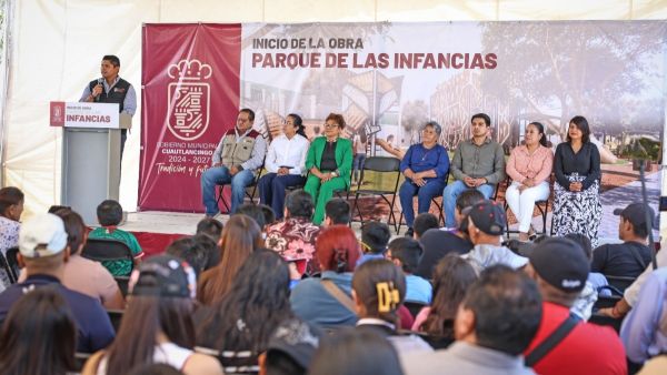 Arranca alcalde Omar Mu&ntilde;oz construcci&oacute;n del Parque de las Infancias
