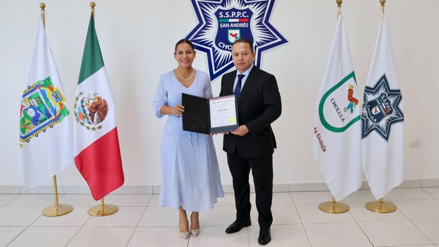 Fortalece Lupita Cuautle capacidades de inteligencia policial en la SSPPC