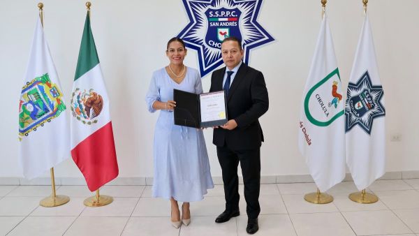 Fortalece Lupita Cuautle capacidades de inteligencia policial en la SSPPC