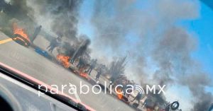Vuelven a bloquear la autopista M&eacute;xico-Puebla en Texmelucan