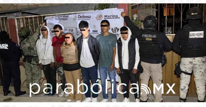 Desmantela la FGE a banda de presuntos narcomenudistas que operaba en Amozoc