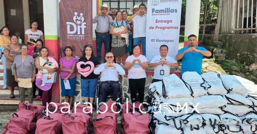 Entrega DIF estatal apoyos funcionales y alimentarios en las 31 microrregiones de la entidad