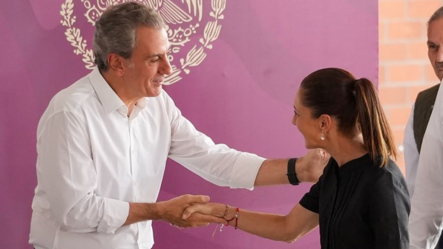 Pepe Chedraui, presente en visita de Sheinbaum a Puebla