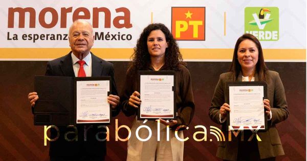 Refrendan Morena, PT y PVEM unidad pol&iacute;tica rumbo al 2027