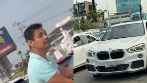 #LordBMW rompe cristal a auto de adulto mayor en Puebla
