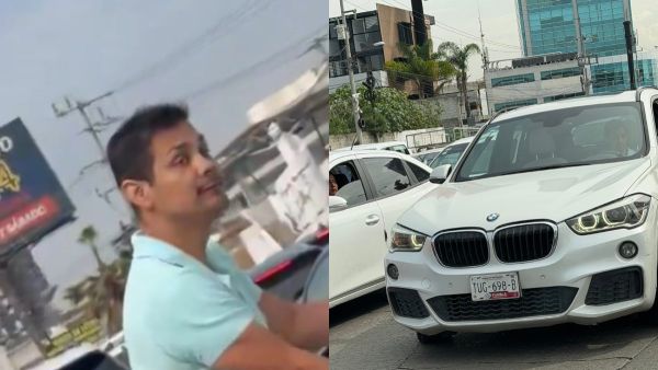 #LordBMW rompe cristal a auto de adulto mayor en Puebla