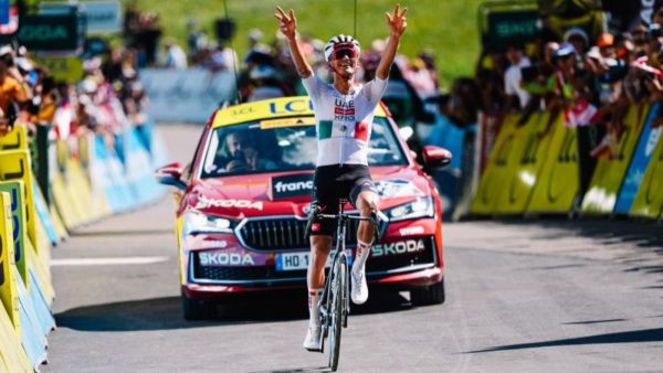 Issac del Toro: De una ca&iacute;da al podio en el Tour de France