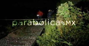 Encuentran cuerpo sin vida en las v&iacute;as del tren de Tehuac&aacute;n