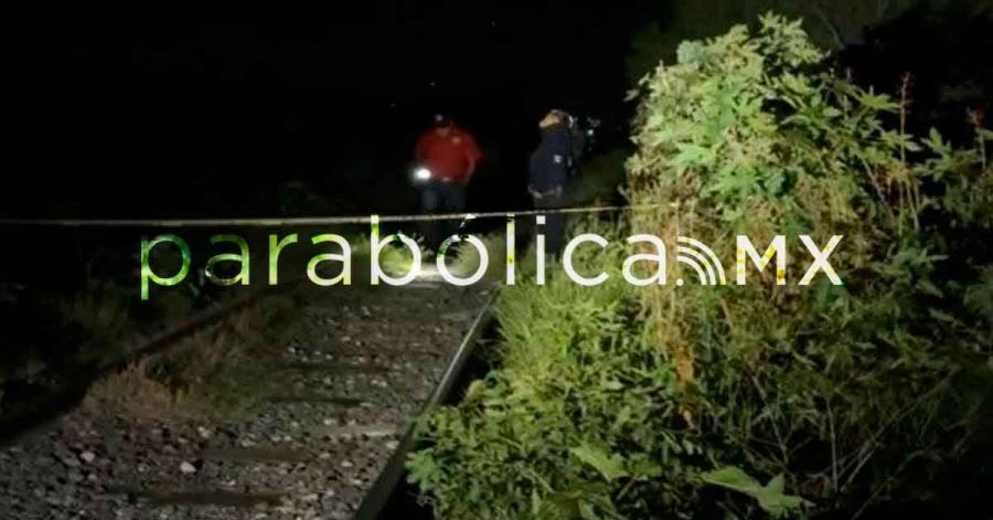 Encuentran cuerpo sin vida en las v&iacute;as del tren de Tehuac&aacute;n