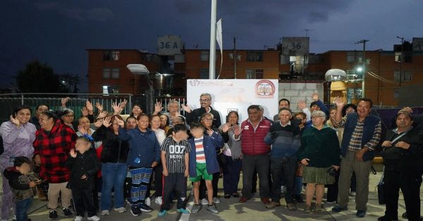 Llega Puebla Brilla a San Aparicio con 107 luminarias modernizadas con LED