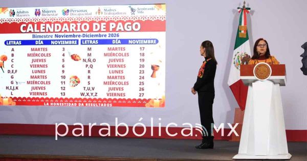Anuncian pago de los Programas de Bienestar correspondiente al bimestre noviembre-diciembre