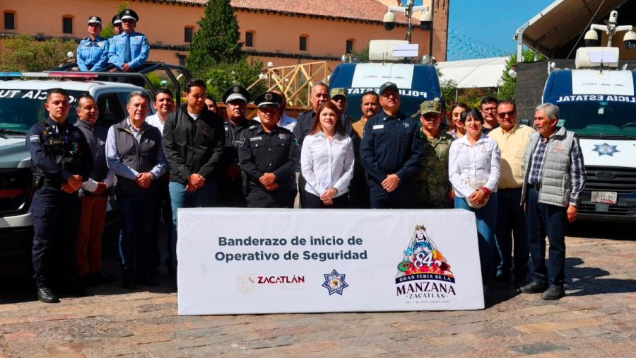 Arranca operativo de seguridad para la 84 Gran Feria de la Manzana