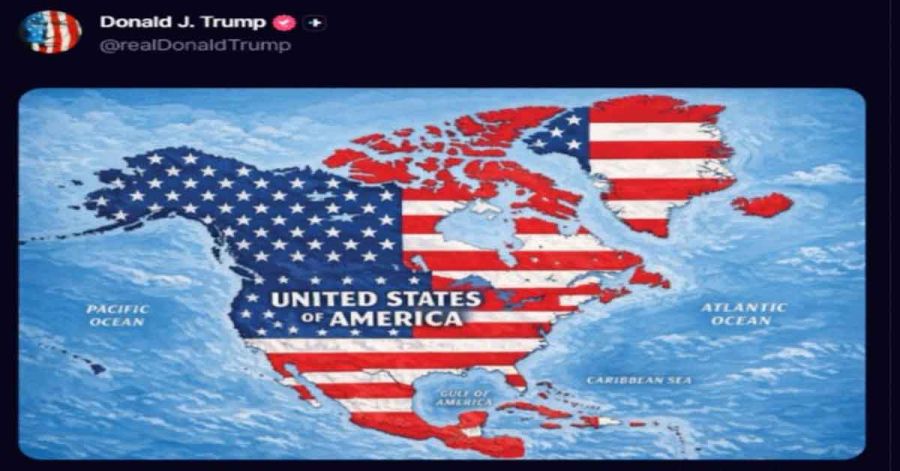 M&eacute;xico no es colonia, responde Sheinbaum a pol&eacute;mico mapa de Donald Trump