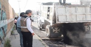 Mejora Ayuntamiento de Puebla las vialidades de la capital con el programa de bacheo permanente