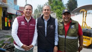 Supervisa Pepe Chedraui el programa "Bacheando Puebla"
