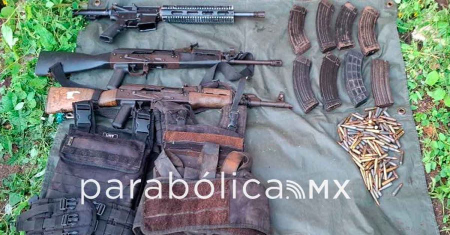 Fue asesurado un arsenal y casi tonelada y media de marihuana en Sinaloa: Harfuch