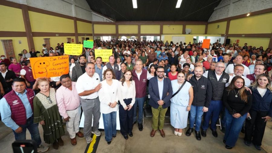 Refrenda alcalde compromiso con familias de San Baltazar Campeche