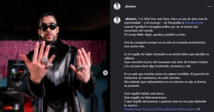 Al&iacute; Mar&iacute;n: De huir del duartismo a&nbsp;fotografiar a Bad Bunny