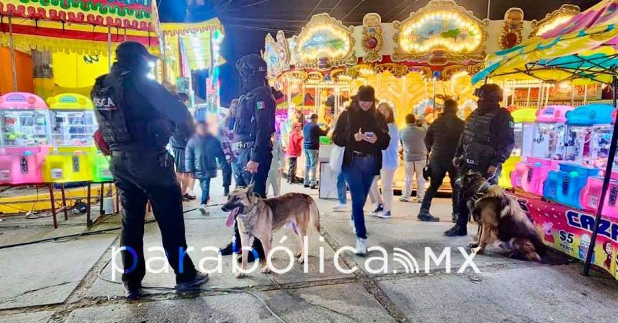 Ofrecen seguridad coordinada para la Feria de Sanctorum