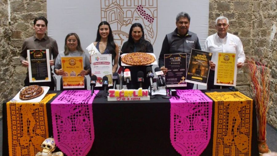 Presenta Comuna de Zacatl&aacute;n actividades por D&iacute;a de Muertos