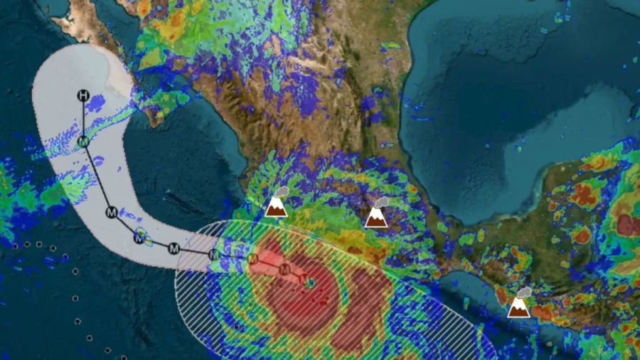 Bordea hurac&aacute;n Polo las costas del Pac&iacute;fico como categor&iacute;a 5