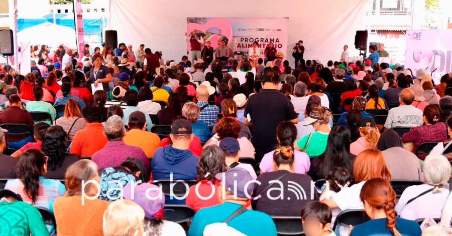 Entrega DIF m&aacute;s de 4 mil apoyos alimentarios en Cuautlancingo