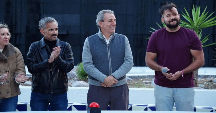 Inaugura Pepe Chedraui mantenimiento integral de la fuente en el Distribuidor Vial 485